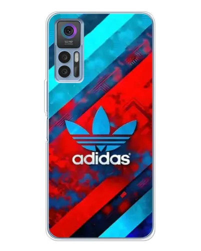 Чохол для TCL 30 з картинкою «Абстракція Adidas»