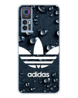 Чохол для TCL 30 з картинкою «Adidas Trefoil Blue»