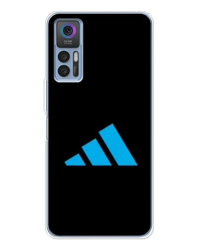 Чохол для TCL 30 з картинкою «Adidas Cyan Logo»