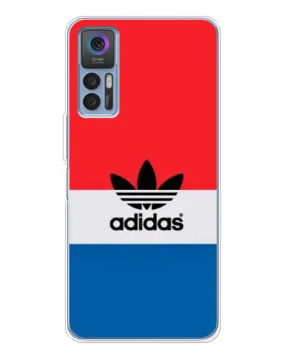Чохол для TCL 30 з картинкою «Ретро блоки Adidas»