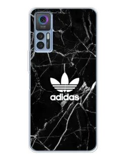 Чохол для TCL 30 з картинкою «Білий мармур Adidas»