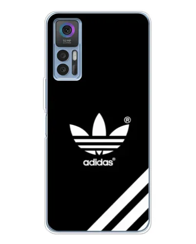 Чохол для TCL 30 з картинкою «Adidas з діагональними смугами»