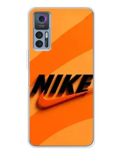 Чохол для TCL 30 з картинкою «Помаранчевий драйв Nike»
