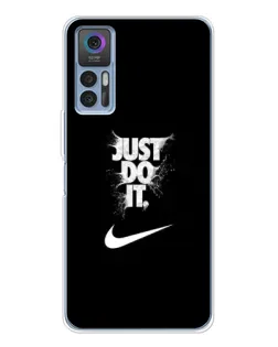Чохол для TCL 30 з картинкою «Текстовий принт Nike»