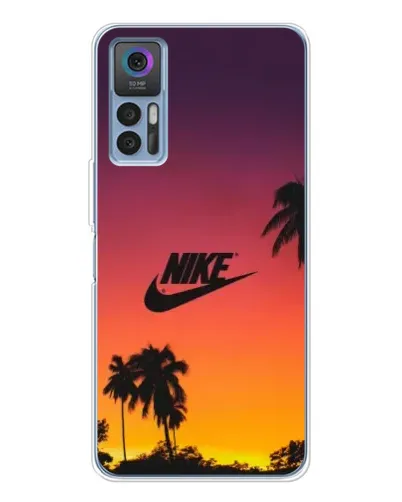 Чохол для TCL 30 з картинкою «Nike на заході сонця»