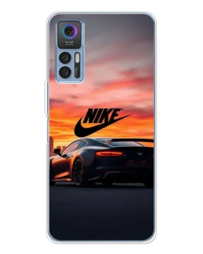 Чохол для TCL 30 з картинкою «Nike та суперкар»