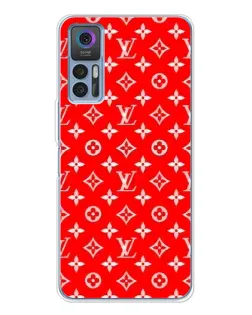 Чохол для TCL 30 з картинкою «Яскравий паттерн LV»