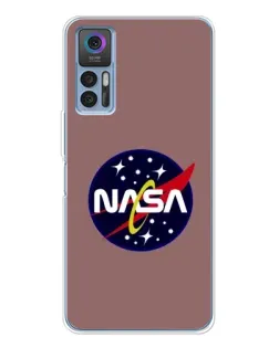 Чохол для TCL 30 з картинкою «NASA — ретро космос»