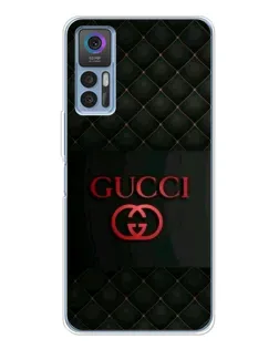 Чохол для TCL 30 з картинкою «Gucci — стьобаний чорний»