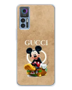 Чохол для TCL 30 з картинкою «Міккі Маус Gucci — крафт»