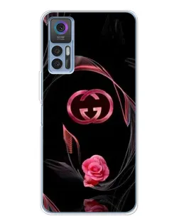 Чохол для TCL 30 з картинкою «Gucci — неонова троянда»