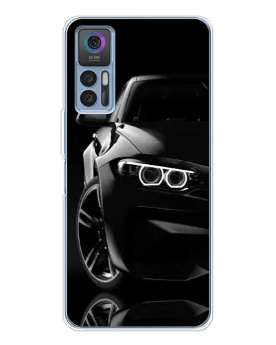 Чехол для TCL 30 с картинкой «Черная BMW — профиль» Чехол для TCL 30 с картинкой «Черная BMW — профиль»