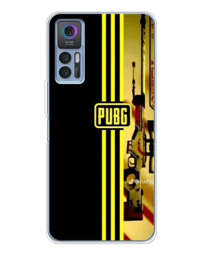 Чехол для TCL 30 с картинкой «PUBG — камуфляжный шлем»