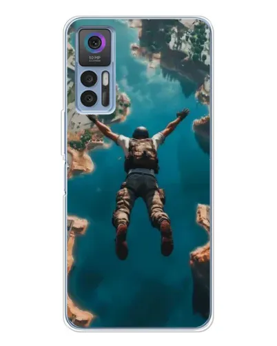 Чехол для TCL 30 с картинкой «PUBG — свободное падение»