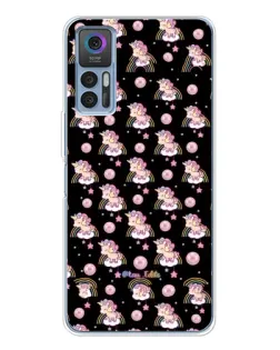 Чехол для TCL 30 с картинкой «Magic Unicorn паттерн»