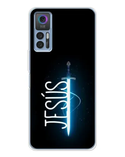 Чехол для TCL 30 с картинкой «Меч Духа Jesus»