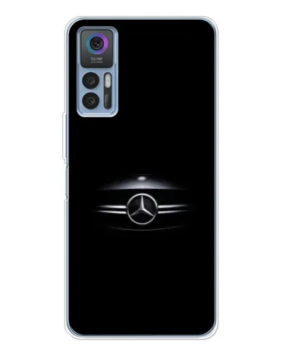 Чохол для TCL 30 з картинкою «Mercedes — абстрактні лінії»