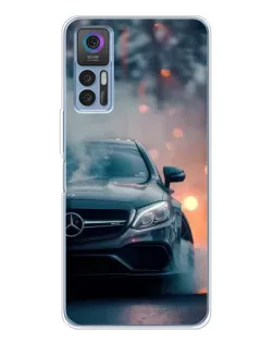 Чохол для TCL 30 з картинкою «Mercedes — нічне місто»