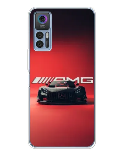 Чохол для TCL 30 з картинкою «Mercedes AMG — червона лінія»