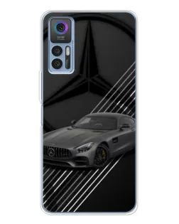 Чохол для TCL 30 з картинкою «Mercedes AMG — графіка»