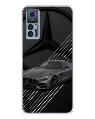 Чохол для TCL 30 з картинкою «Mercedes AMG — графіка»