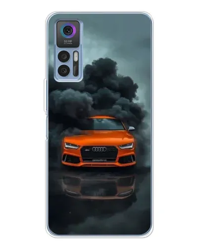 Чохол для TCL 30 з картинкою «Audi у хмарах диму» Чохол для TCL 30 з картинкою «Audi у хмарах диму»