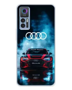 Чохол для TCL 30 з картинкою «Audi Sport — неон»