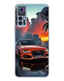 Чохол для TCL 30 з картинкою «Audi — захід сонця»
