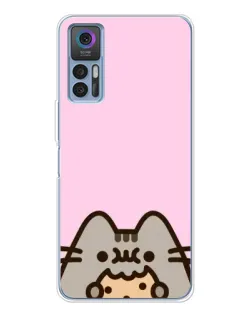 Чохол для TCL 30 з картинкою «Pusheen та печиво» Чохол для TCL 30 з картинкою «Pusheen та печиво»