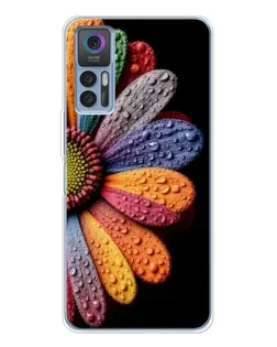 Чехол для TCL 30 с картинкой «Радужный цветок» Чехол для TCL 30 с картинкой «Радужный цветок»