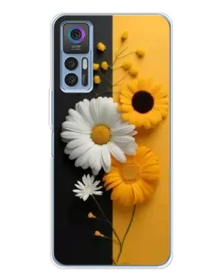 Чехол для TCL 30 с картинкой «Подсолнух и ромашка» Чехол для TCL 30 с картинкой «Подсолнух и ромашка»