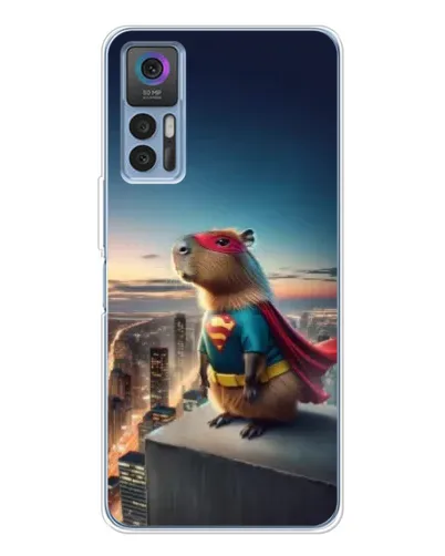 Чехол для TCL 30 с картинкой «Капи-мен супергерой» Чехол для TCL 30 с картинкой «Капи-мен супергерой»