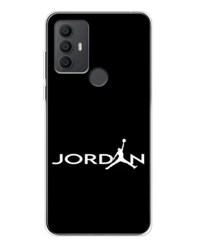 Чохол для TCL 306 з картинкою «Jordan White Logo»