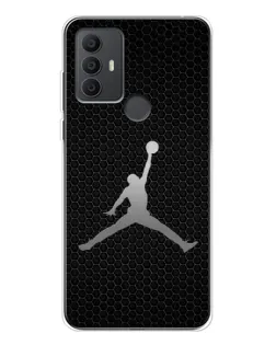 Чохол для TCL 306 з картинкою «Jordan Dark Carbon»