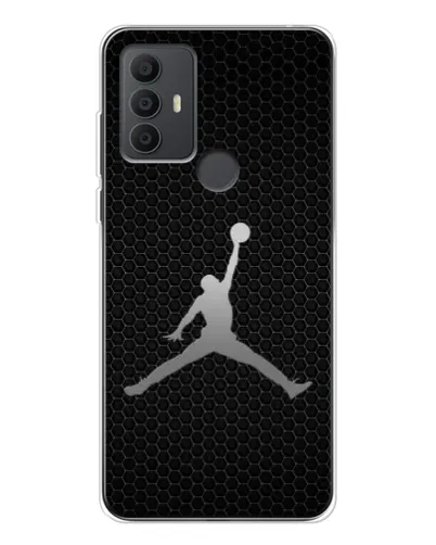 Чохол для TCL 306 з картинкою «Jordan Dark Carbon»