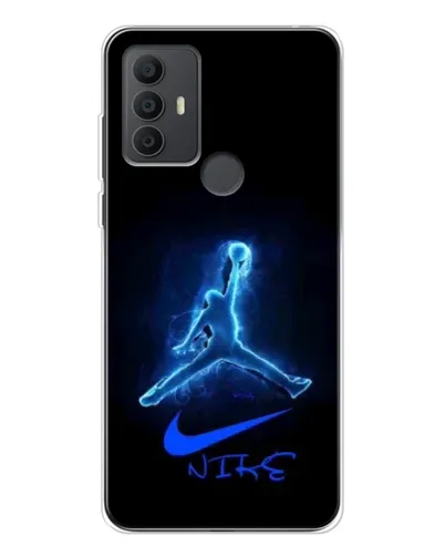 Чохол для TCL 306 з картинкою «Jordan Neon Blue»