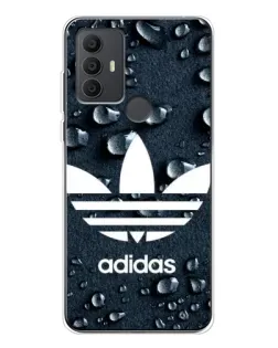 Чохол для TCL 306 з картинкою «Adidas Trefoil Blue»