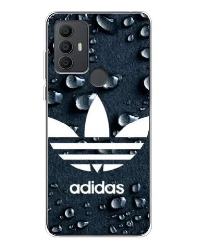 Чохол для TCL 306 з картинкою «Adidas Trefoil Blue»