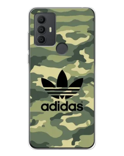Чохол для TCL 306 з картинкою «Мілітарі стиль Adidas»