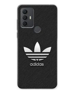 Чохол для TCL 306 з картинкою «Adidas Карбонова текстура»