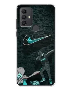 Чохол для TCL 306 з картинкою «Спортивний арт Nike»