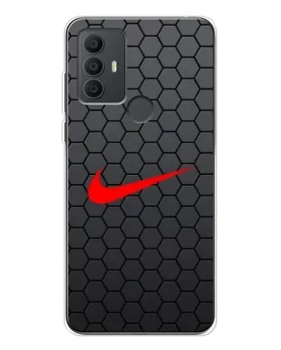 Чохол для TCL 306 з картинкою «Nike — карбонова сітка» Чохол для TCL 306 з картинкою «Nike — карбонова сітка»