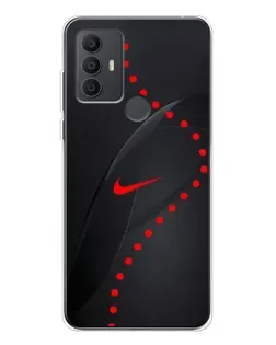 Чохол для TCL 306 з картинкою «Абстрактний дизайн Nike»
