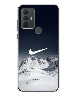 Чохол для TCL 306 з картинкою «Nike — зимові гори»