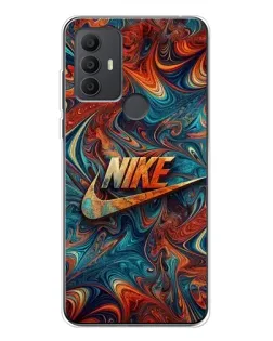 Чохол для TCL 306 з картинкою «Nike в абстракції»