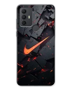 Чохол для TCL 306 з картинкою «Nike — ефект розломів»