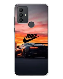 Чохол для TCL 306 з картинкою «Nike та суперкар»