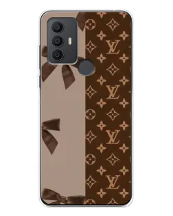 Чохол для TCL 306 з картинкою «Louis Vuitton — банти»
