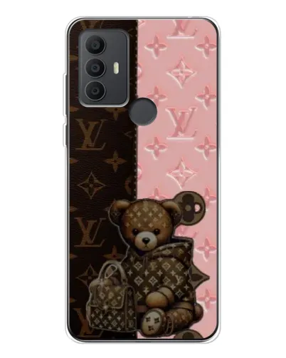 Чохол для TCL 306 з картинкою «Ведмедик у стилі LV»