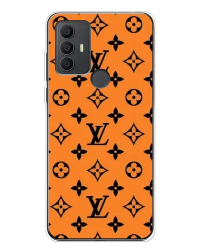 Чохол для TCL 306 з картинкою «Помаранчевий стиль LV»